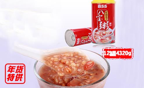 喜多多 椰果王果粒饮料200g12罐装