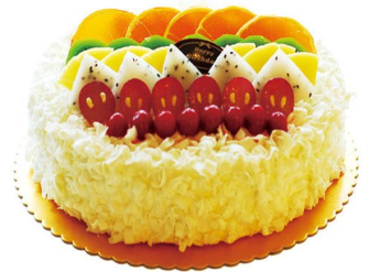 幸福西饼榴莲蛋糕8英寸 生日蛋糕【100店通用】
